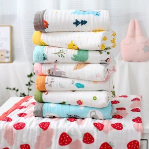 6 Layer Muslin Cotton Baby Swaddle